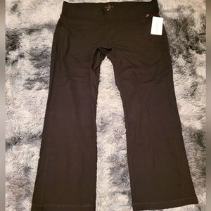 Plus Size Black Yoga Pants